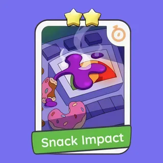 Snack Impact 2⭐ Bonus Set Monopoly Go Sticker