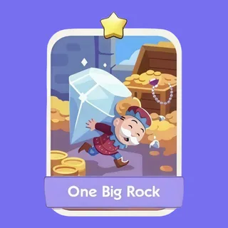 One Big Rock 1⭐ Monopoly Go Sticker