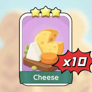 x10 Cheese Monopoly Go