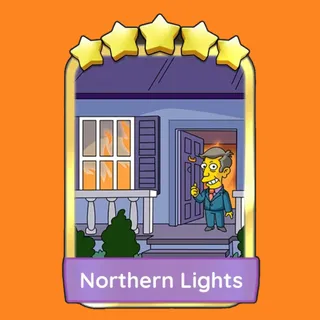 Northern Lights 5⭐ Gold Sticker Monopoly Go Golden Blitz