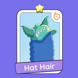Hat Hair 1⭐ Bonus Set Monopoly Go Sticker
