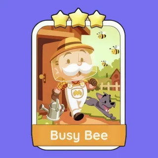 Busy Bee 3⭐ Monopoly Go Sticker