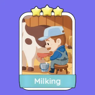 Milking 3⭐ Monopoly Go Sticker