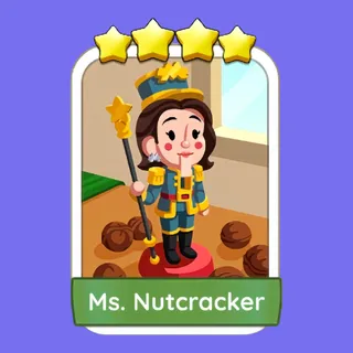 Ms. Nutcracker 4 ⭐ Monopoly Go Sticker