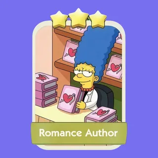 Romance Author 3⭐ Monopoly Go Sticker
