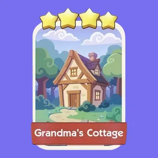 Grandma's Cottage 4⭐ Monopoly Go Sticker