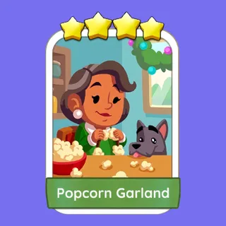Popcorn Garland Monopoly Go
