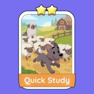 Quick Study 2⭐ Monopoly Go Sticker