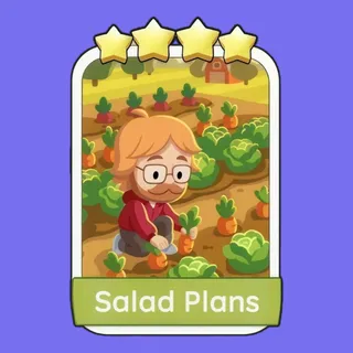 Salad Plans 4⭐ Monopoly Go Sticker