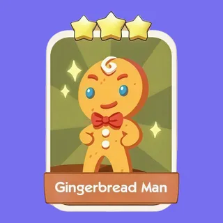 Gingerbread Man 3⭐ Monopoly Go Sticker