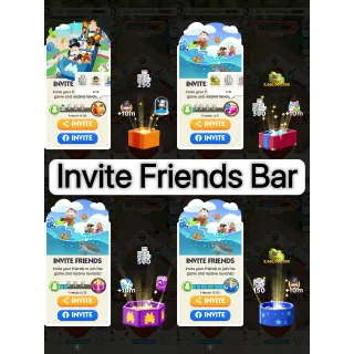 Invite Friend Bar Monopoly Go
