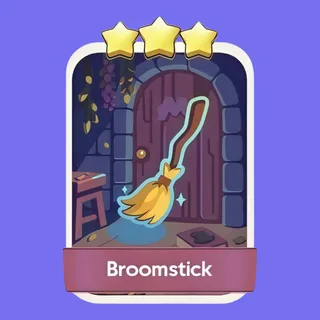 Broomstick 3⭐ Monopoly Go Sticker