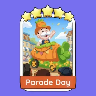 Parade Day 5⭐ Monopoly Go Sticker