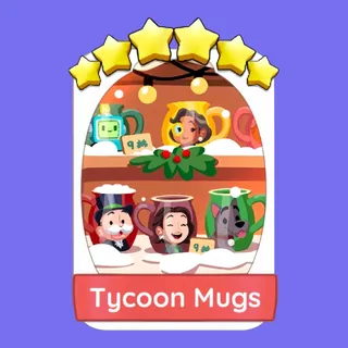 Tycoon Mugs 6 ⭐ Monopoly Go Sticker