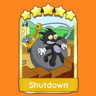 Shutdown 5⭐ Gold Sticker Monopoly Go Golden Blitz
