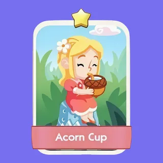 Acorn Cup 1⭐ Monopoly Go Sticker