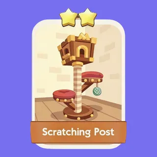 Scratching Post 2⭐ Monopoly Go Sticker