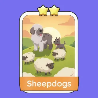 Sheepdogs 2⭐ Monopoly Go Sticker