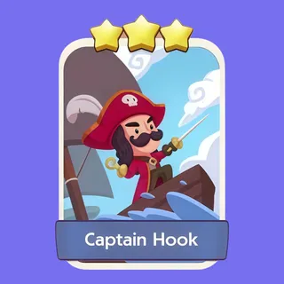 Captain Hook 3⭐ Monopoly Go Sticker