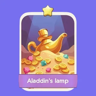 Aladdin's lamp Monopoly Go