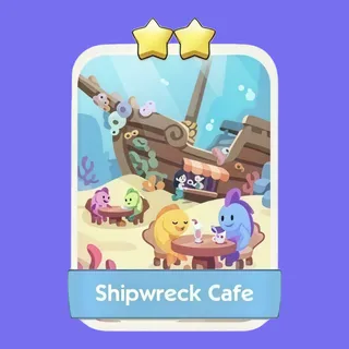 Shipwreck Cafe 2⭐ Monopoly Go Sticker