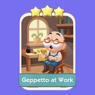 Geppetto at Work Monopoly Go