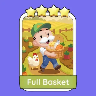 Full Basket 4⭐ Monopoly Go Sticker