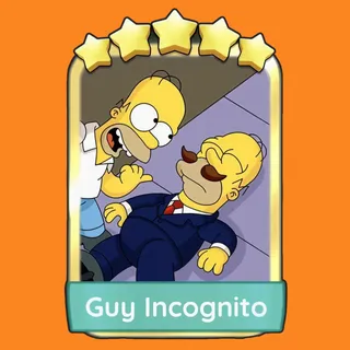 Guy Incognito 5⭐ Gold Sticker Monopoly Go Golden Blitz