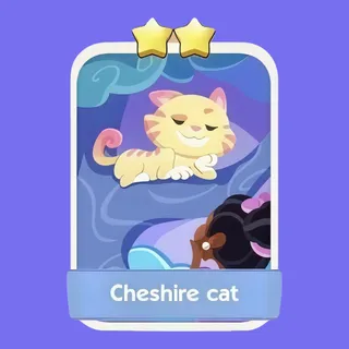 Cheshire cat 2⭐ Monopoly Go Sticker