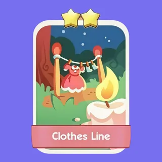 Clothes Line 2⭐ Monopoly Go Sticker