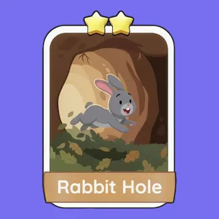 Rabbit Hole 2⭐ Monopoly Go Sticker