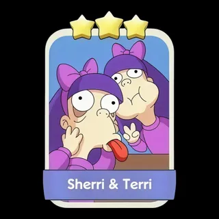 Sherri & Terri 3⭐ Monopoly Go Sticker