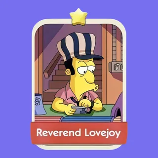 Reverend Lovejoy 1⭐ Monopoly Go Sticker