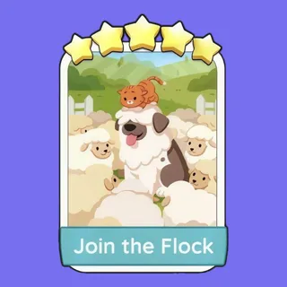 Join the Flock 5⭐ Monopoly Go Sticker