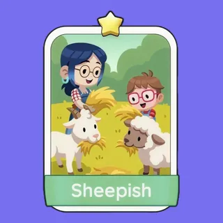 Sheepish 1⭐ Monopoly Go Sticker