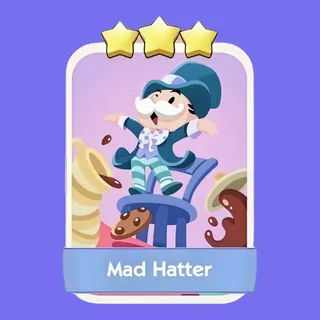 Mad Hatter 3⭐ Monopoly Go Sticker