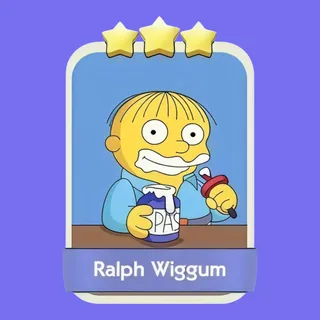 Ralph Wiggum 3⭐ Monopoly Go Sticker