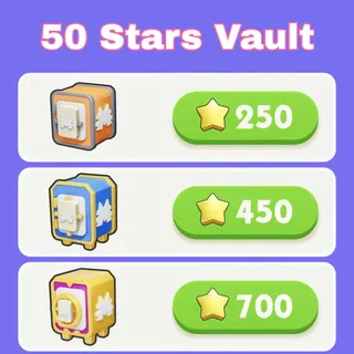 50 Star Vault Monopoly Go