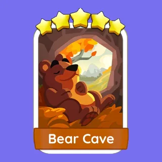 Bear Cave 5 ⭐ Monopoly Go Sticker