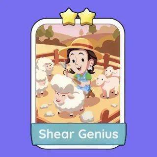 Shear Genius 2⭐ Monopoly Go Sticker