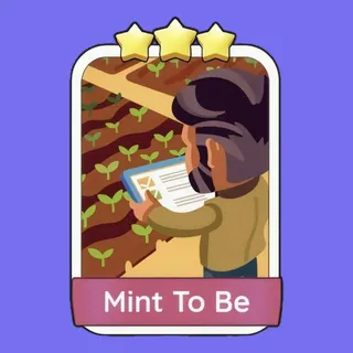 Mint To Be 3⭐ Monopoly Go Sticker