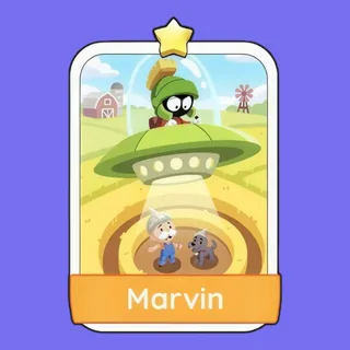 Marvin 1⭐ Monopoly Go Sticker
