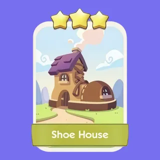 Shoe House 3⭐ Monopoly Go Sticker