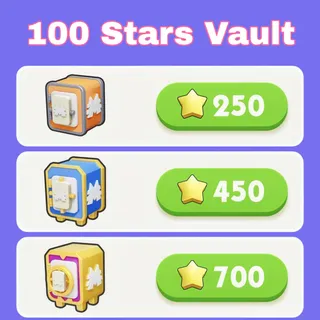 100 Star Vault Monopoly Go