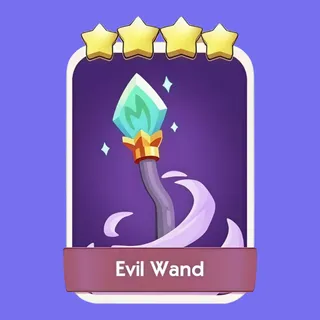 Evil Wand 4⭐ Monopoly Go Sticker