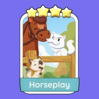 Horseplay 4⭐ Monopoly Go Sticker