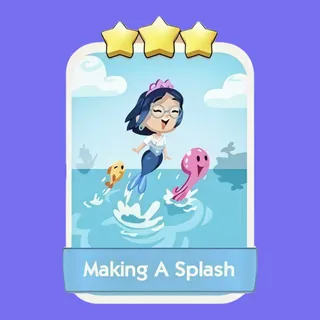 Making A Splash 3⭐ Monopoly Go Sticker