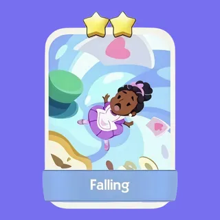 Falling 2⭐ Monopoly Go Sticker