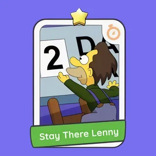Stay There Lenny 1⭐ Bonus Set Monopoly Go Sticker