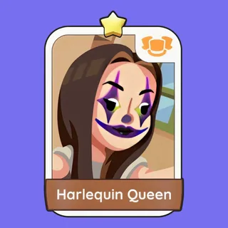 Harlequin Queen Monopoly Go